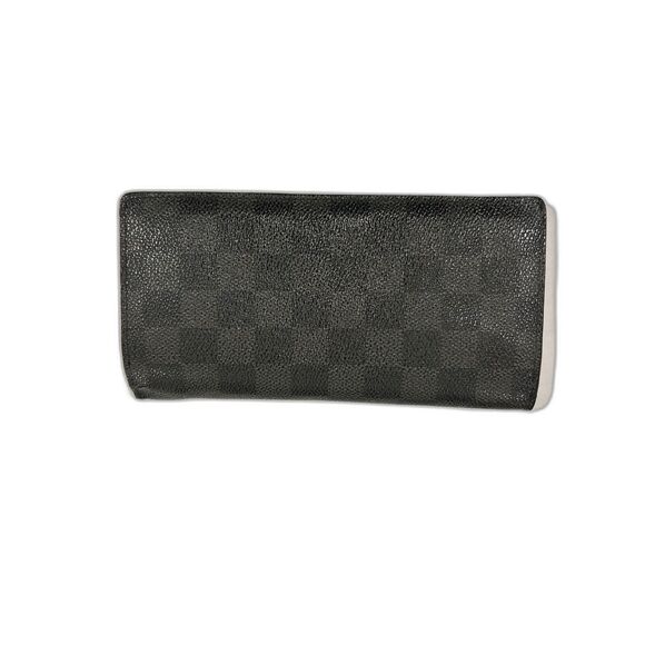 Louis Vuitton Damier Graphite Canvas Leather Brazza Wallet - Unisex - Picture 1 of 10